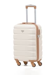Flight Knight 55x35x20cm 4 Wheel ABS Hard Case Cabin Carry On Hand Luggage - Image 1 of 7