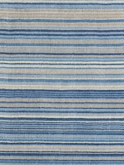Origins Blue Beige Fine Stripe Runner - Image 3 of 5