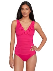 Lauren Ralph Lauren Ruffle Front Swimsuit - Image 1 of 3