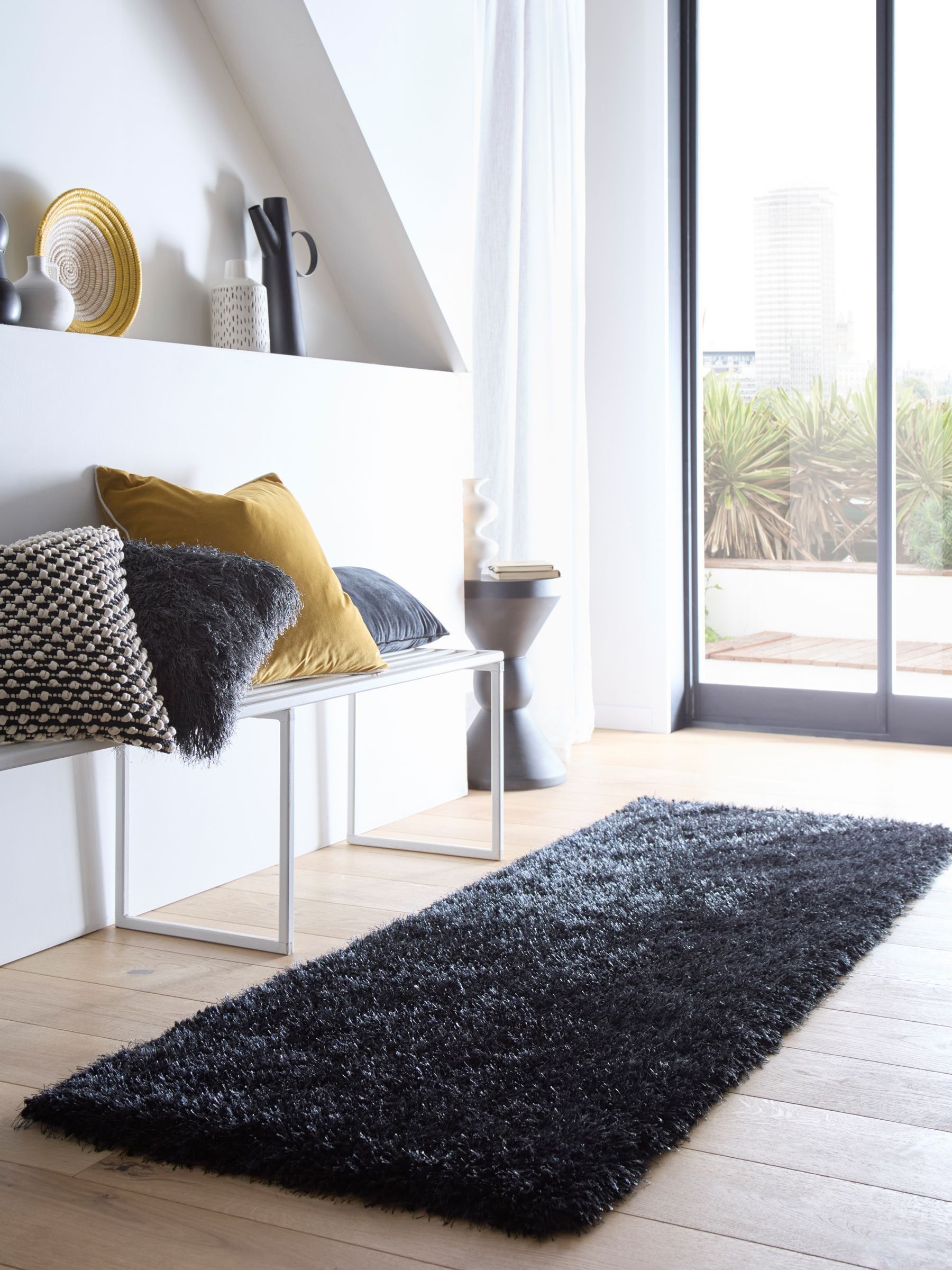 Buy Origin Rugs Black Chicago Runner from the Next UK online shop