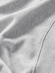 Grijs - Bouclé sweatshirt met lange mouwen en grafische slogan - Image 7 of 7