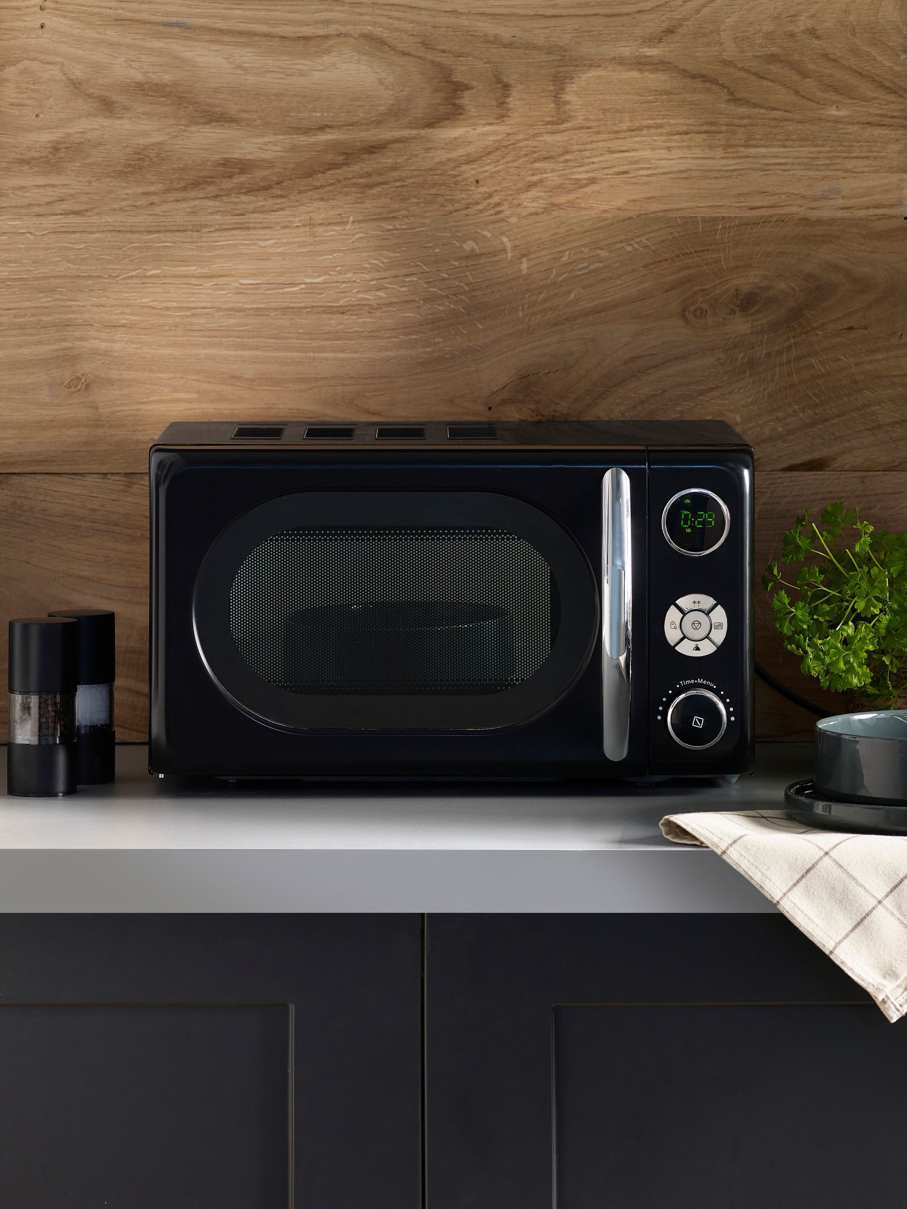 Next black microwave discount