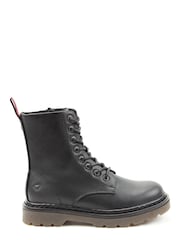 Heavenly Feet Black Ladies Lace-Up Ankle Boots - Image 1 of 3