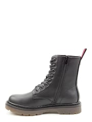 Heavenly Feet Black Ladies Lace-Up Ankle Boots - Image 2 of 3