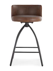 Design Décor Brown Ethan Bar Stool - Image 3 of 6