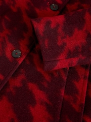 White Stuff Red Kelsey Wool Blend Coat - Image 8 of 8
