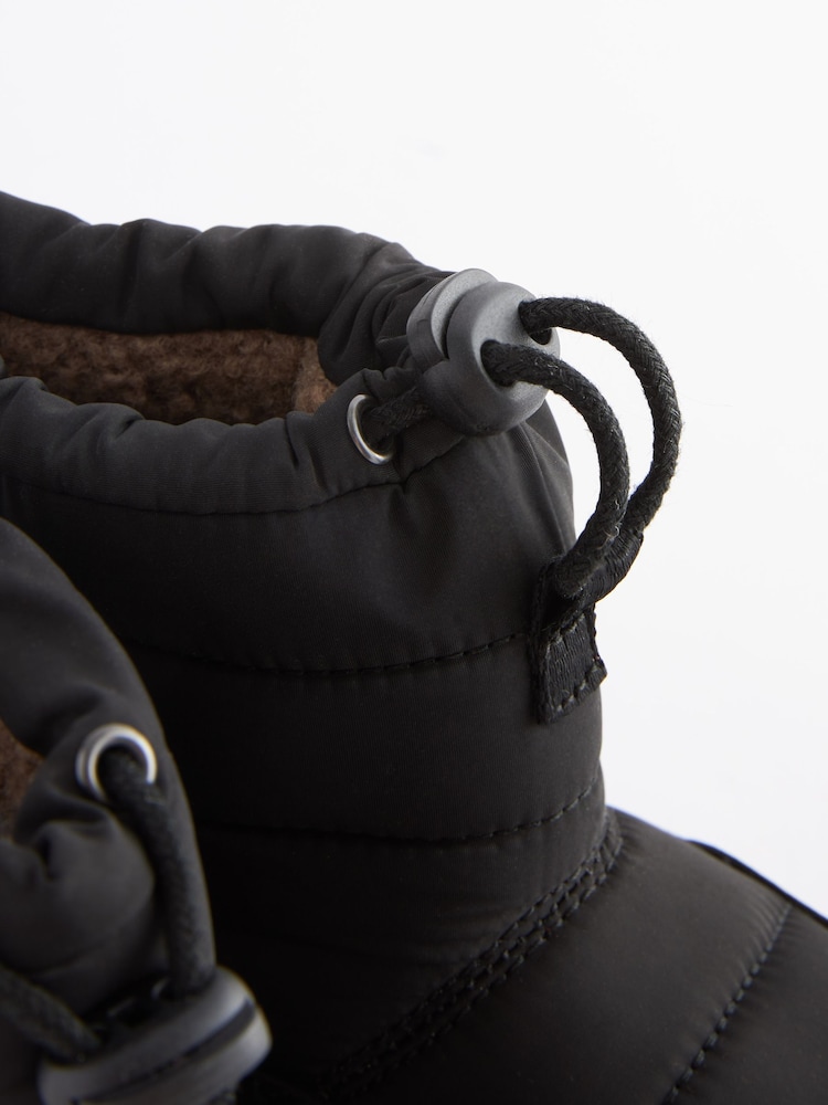Black Thermal Thinsulate™ Lined Quilted Water Resistant Boots - Image 6 of 6