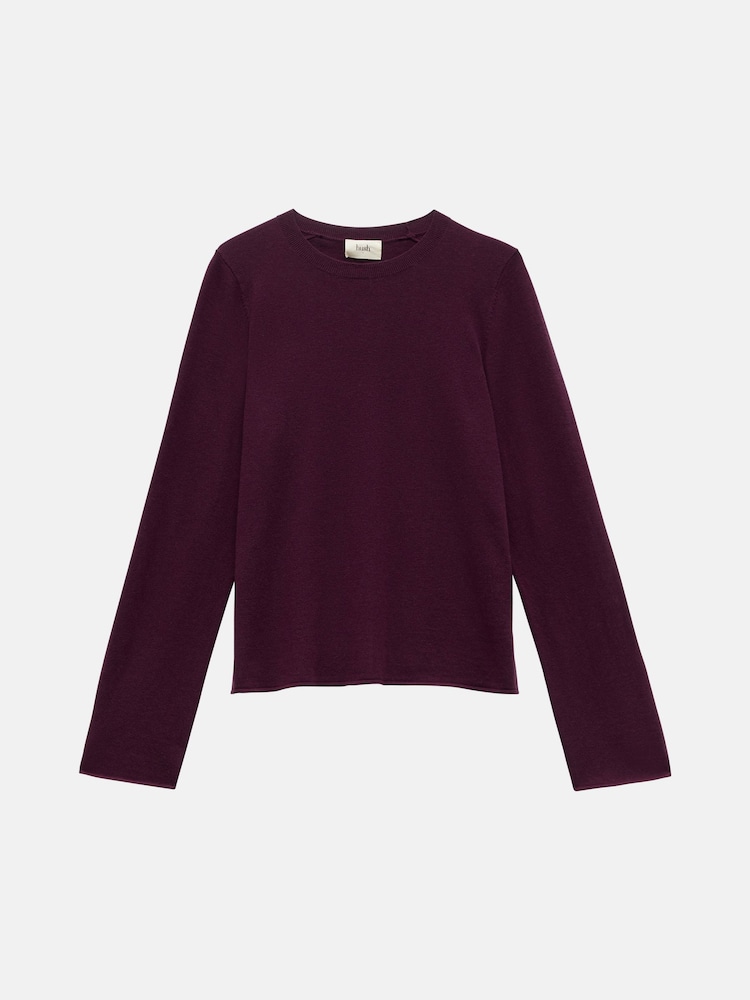 Hush Purple Lara Fine Knit Jumper - Image 5 of 5