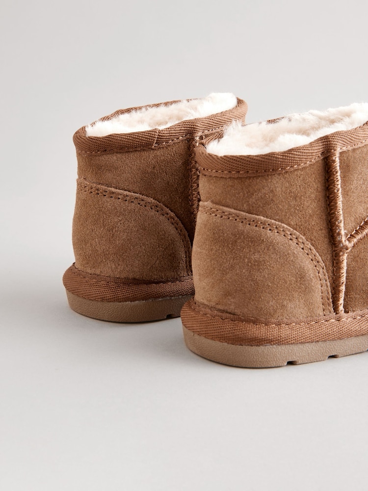 Marrón - Botas de gamuza con forro cálido - Imagen 5 de 5 Marrón - Botas de gamuza con forro cálido - Imagen 5 de 5