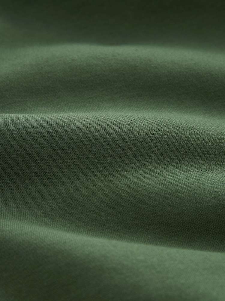 Khaki Green Jersey Bomber Jacket - Image 11 of 11