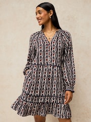 White Stuff Brown Easton Swing Dress - Image 1 of 7