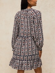 White Stuff Brown Easton Swing Dress - Image 4 of 7