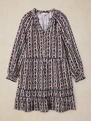 White Stuff Brown Easton Swing Dress - Image 7 of 7