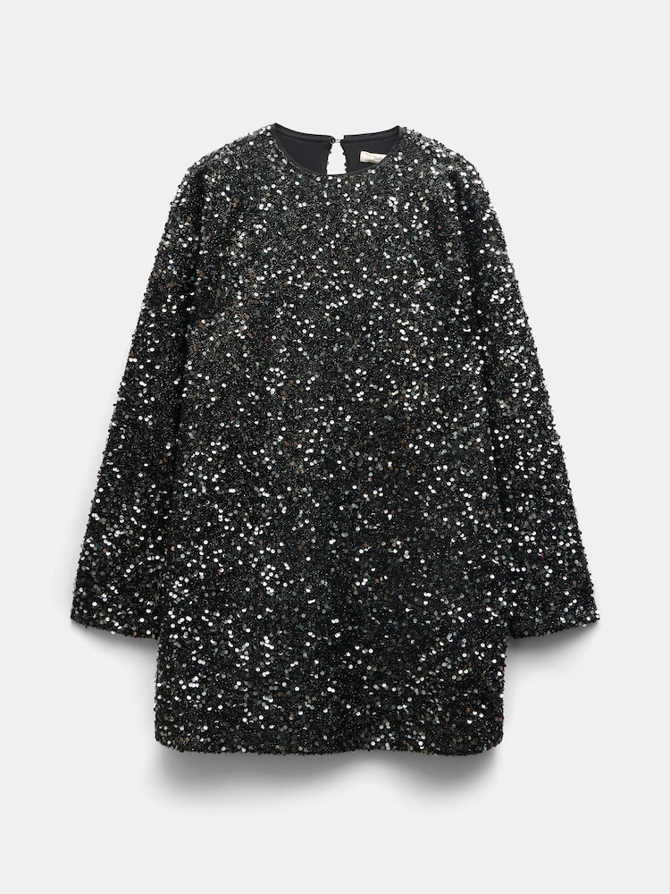 Hush Silver Mischa Sequin Mini Dress - Image 5 of 5