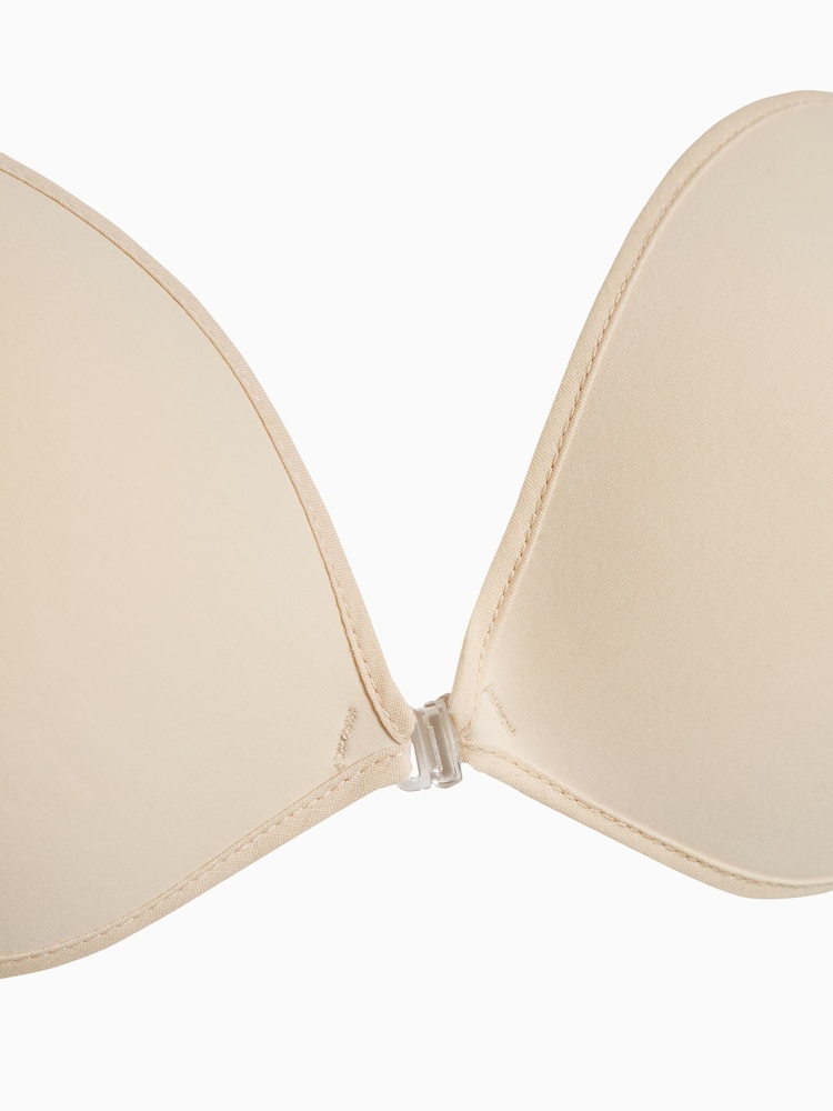 Pastel Rose Nude Stick On Clip Bra - Image 2 of 2