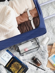 Flight Knight Navy 55x40x20cm Ryanair Priority Soft Case Cabin Carry On Suitcase Hand Luggage - Image 6 of 7