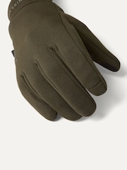 Sealskinz Green Acle Waterproof Soft Shell Gloves - Image 2 of 3