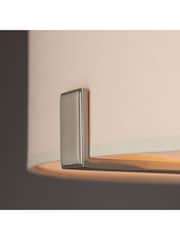 Gallery Grey Stoke Nickel Pendant Ceiling Light - Image 3 of 7