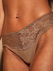 Ann Summers Dark Nude Sexy Lace Thong - Image 3 of 4