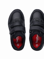 Toezone BAY Black Shoes Super Lightweight Double Rip Tape Fastening Making Your School Days Super Comfy - Image 3 of 5