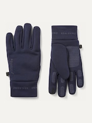 Sealskinz Blue Acle Waterproof Soft Shell Gloves - Image 1 of 3
