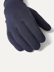 Sealskinz Blue Acle Waterproof Soft Shell Gloves - Image 2 of 3