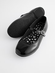 Black Patent Wide Fit (G) Leather Mary Jane School Shoes - Image 5 of 7