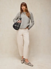 White Stuff Grey Justine Wool Blend Jumper - Image 1 of 6