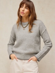 White Stuff Grey Justine Wool Blend Jumper - Image 2 of 6