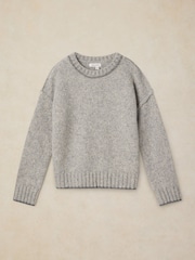 White Stuff Grey Justine Wool Blend Jumper - Image 5 of 6