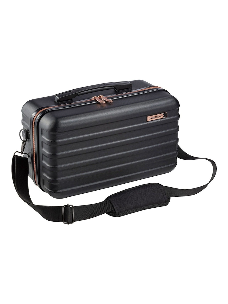 Cabin Max Black Anode Underseat Ryanair Compatible Vanity Case - Image 1 of 2