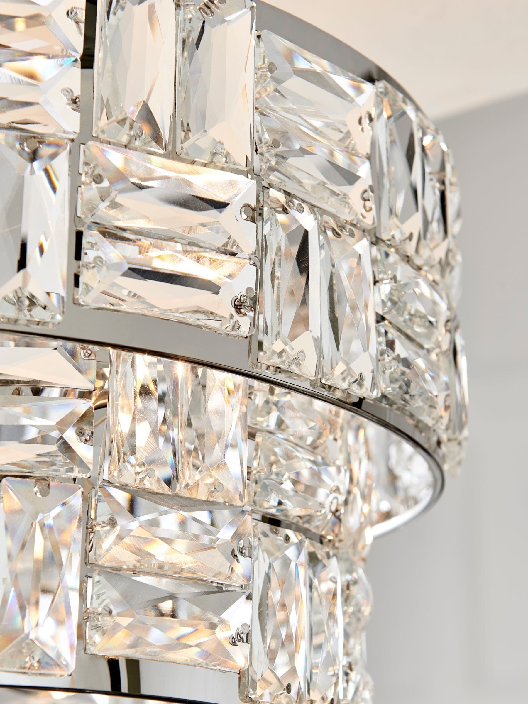 Alexis 3 light flush fitting top