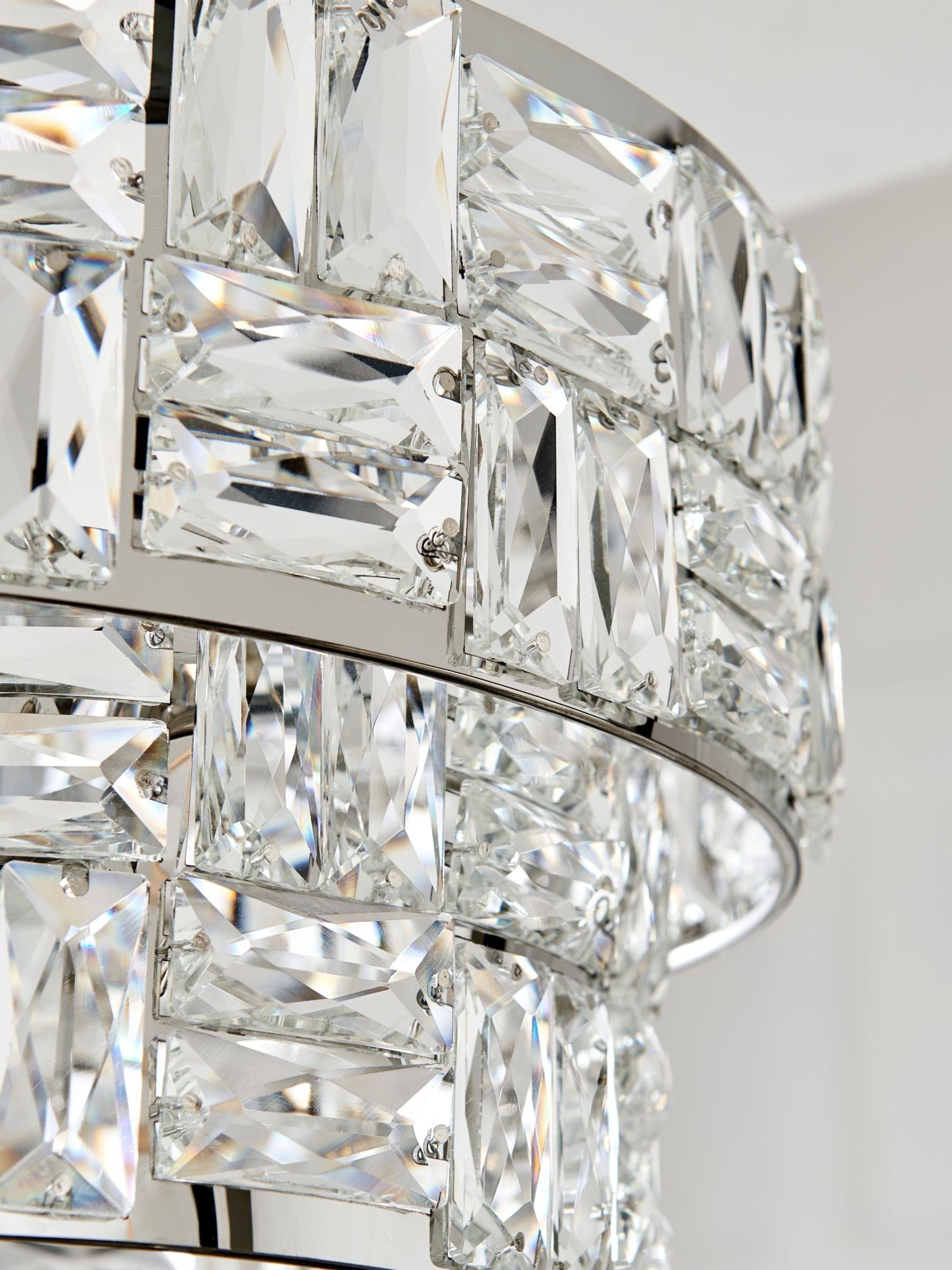 Alexis 3 light flush fitting top