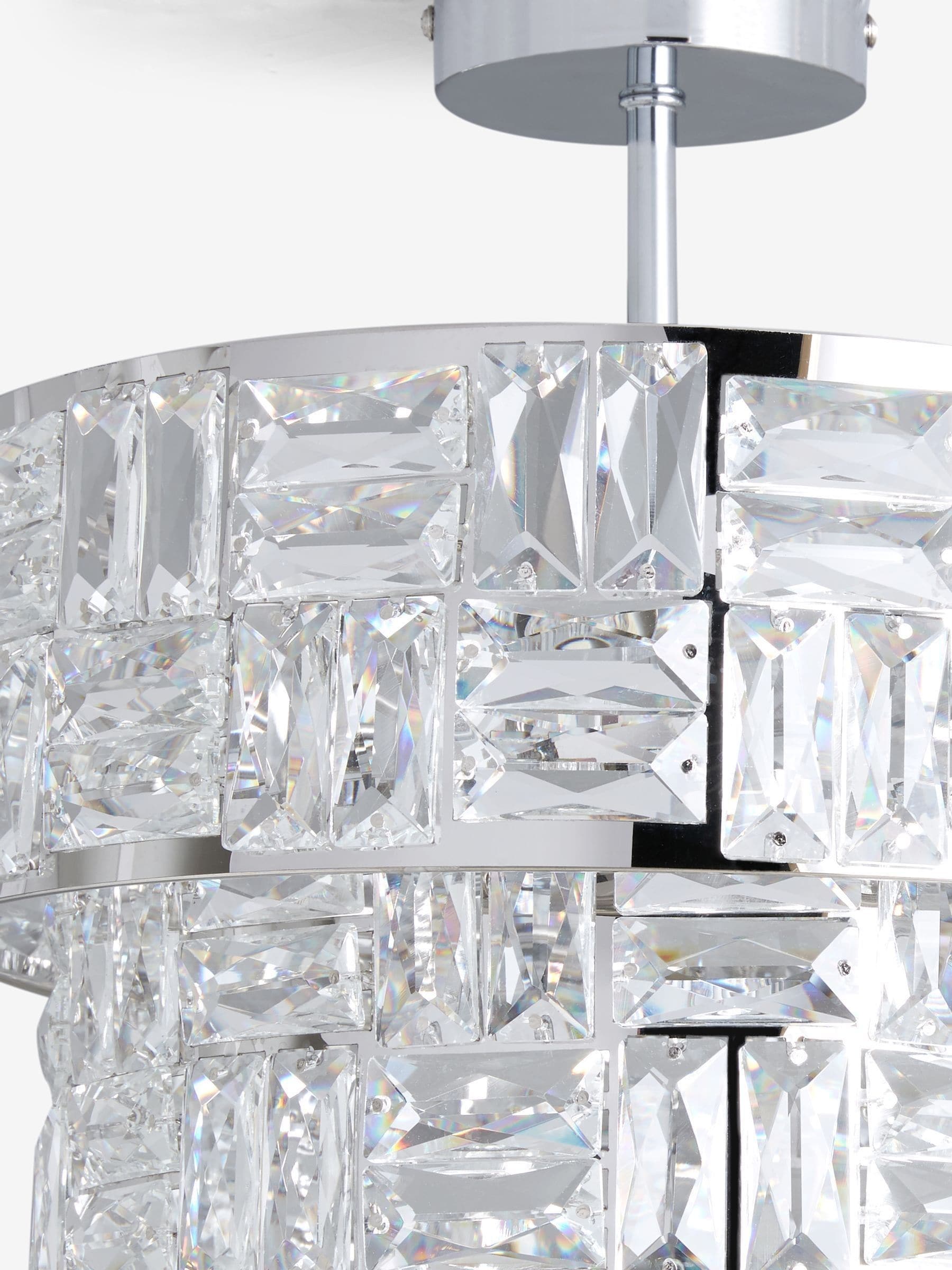 Alexis 3 light flush fitting top