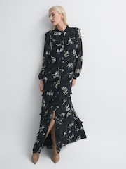 Florere Floral Tiered Maxi Dress - Image 1 of 6