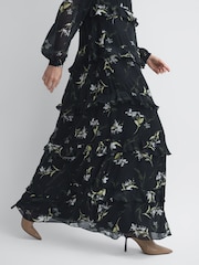 Florere Floral Tiered Maxi Dress - Image 3 of 6