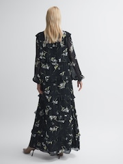 Florere Floral Tiered Maxi Dress - Image 4 of 6