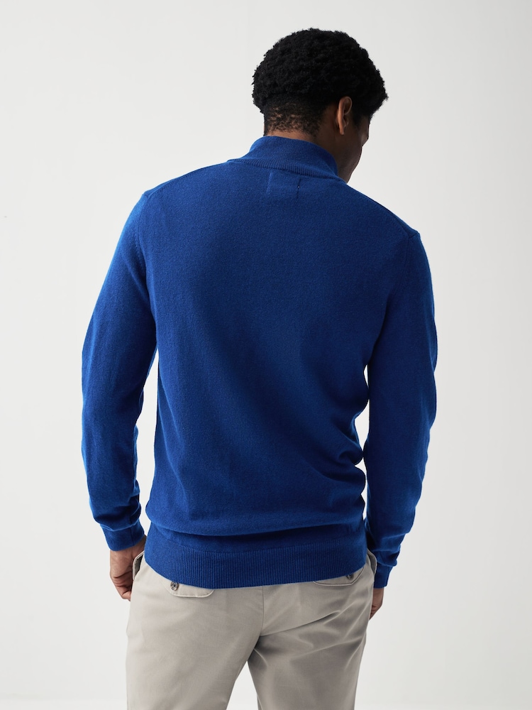 GANT Superfine Lambswool Half Zip Jumper - Image 2 of 6