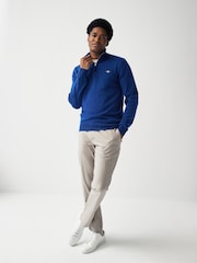 GANT Superfine Lambswool Half Zip Jumper - Image 3 of 6
