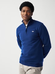 GANT Superfine Lambswool Half Zip Jumper - Image 4 of 6