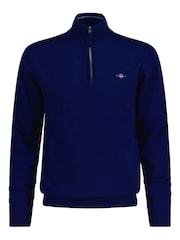 GANT Superfine Lambswool Half Zip Jumper - Image 5 of 6