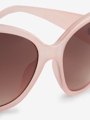 Pink Ombre Effect Cut Out Detail Sunglasses - Image 7 of 7