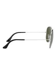 Серебряный зеркальными стеклами - Ray-Ban XL Sunglasses - Image 3 of 14