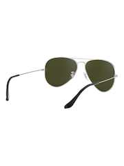 Серебряный зеркальными стеклами - Ray-Ban XL Sunglasses - Image 5 of 14
