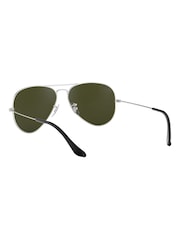 Серебряный зеркальными стеклами - Ray-Ban XL Sunglasses - Image 7 of 14