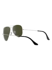 Серебряный зеркальными стеклами - Ray-Ban XL Sunglasses - Image 8 of 14