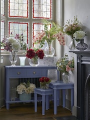 Laura Ashley Dusky Seaspray Henshaw 3 Drawer Console Table - Image 1 of 5