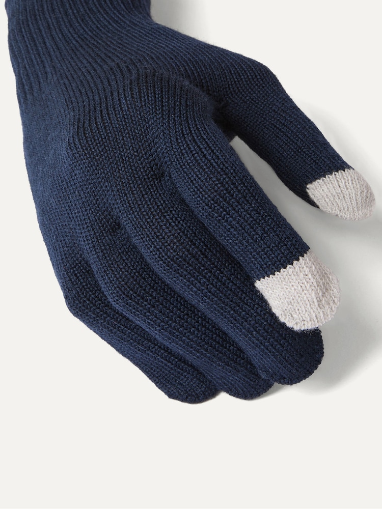Sealskinz Blue Hanworth Solo Merino Gloves - Image 2 of 3