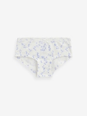 Green/Purple Ditsy Hipsters 5 Pack (2-16yrs) - Image 2 of 8