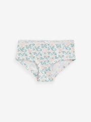 Green/Purple Ditsy Hipsters 5 Pack (2-16yrs) - Image 3 of 8